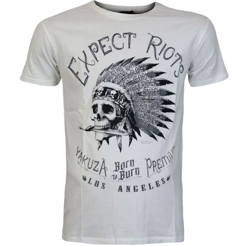 Koszulka Yakuza Premium Expect Riots - Los Angeles biała