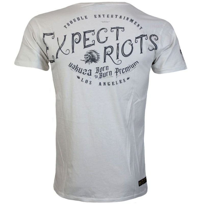 Koszulka Yakuza Premium Expect Riots - Los Angeles biała