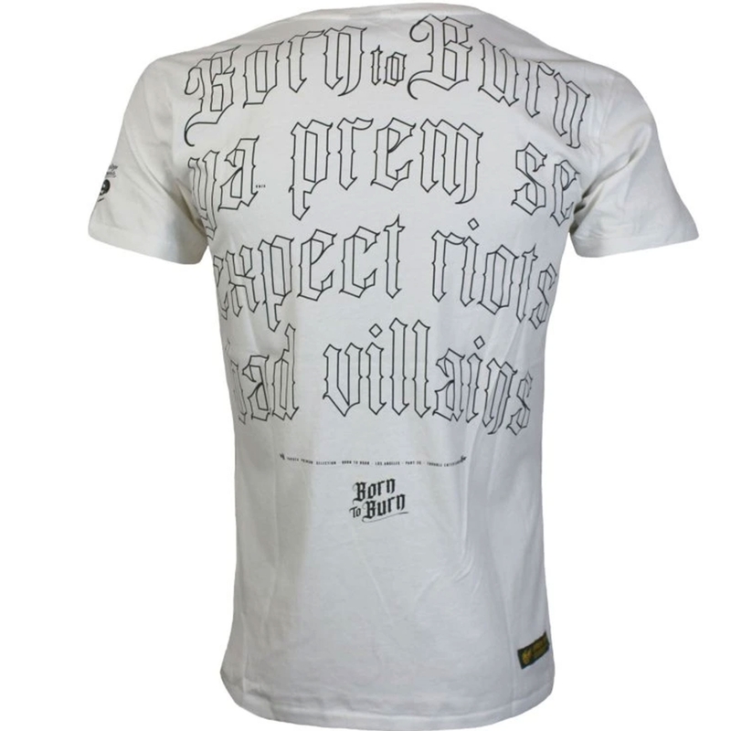 Koszulka Yakuza Premium Born to Burn - Los Angeles biała