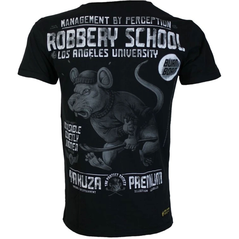 Koszulka Yakuza Premium Robbery School - Los Angeles czarna
