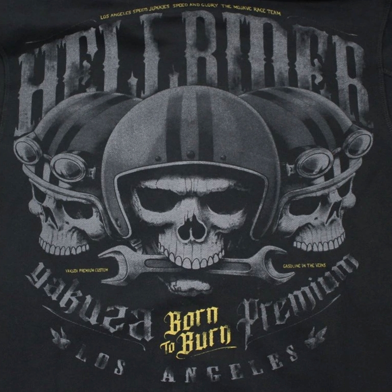 Bluza z kapturem Yakuza Premium Hell Rider czarna