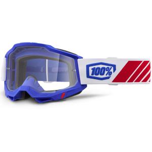 Gogle motocrossowe Accuri 2 Kolby 100% z przezroczystym pleksiglasem