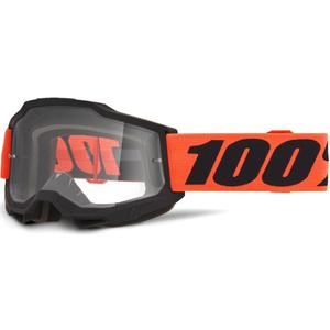 Gogle motocrossowe Accuri 2 Ferran 100% z przezroczystym pleksiglasem
