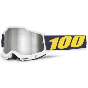Gogle motocrossowe Accuri 2 Torc 100% ze srebrnym pleksiglasem