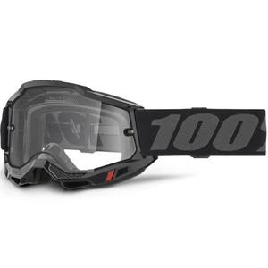 Gogle motocrossowe Accuri 2 Enduro 100% z przezroczystym pleksiglasem