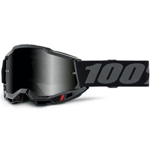 Gogle motocrossowe 100% Accuri 2 Sand black z przydymionym pleksiglasem