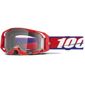 100% ARmatic Najlepsze gogle motocrossowe z przezroczystym pleksiglasem