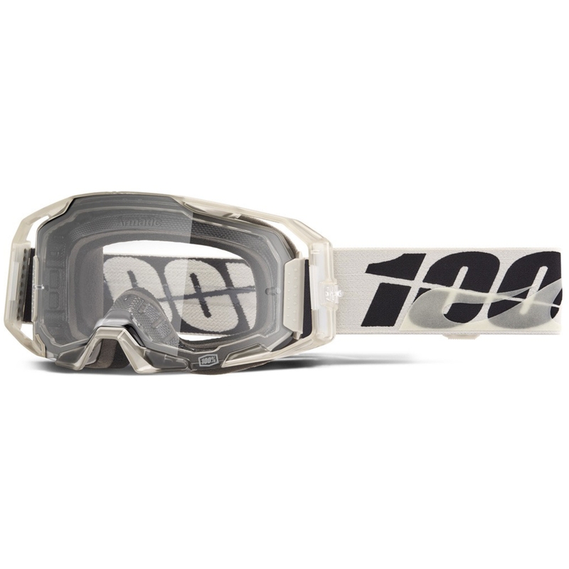 Gogle motocrossowe 100% ARmatic Pitch z przezroczystym pleksiglasem