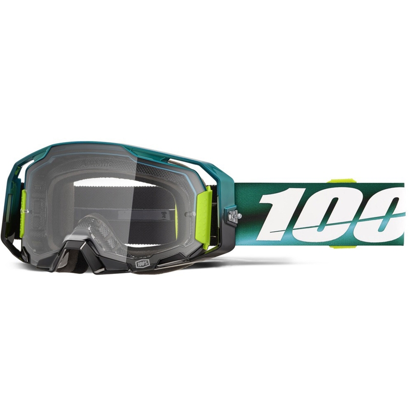Okulary motocrossowe 100% ARmatic Polarity z przezroczystym pleksiglasem
