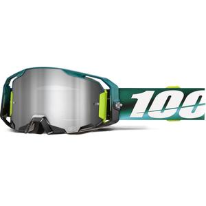 Okulary motocrossowe 100% ARmatic Polarity ze srebrnym pleksiglasem