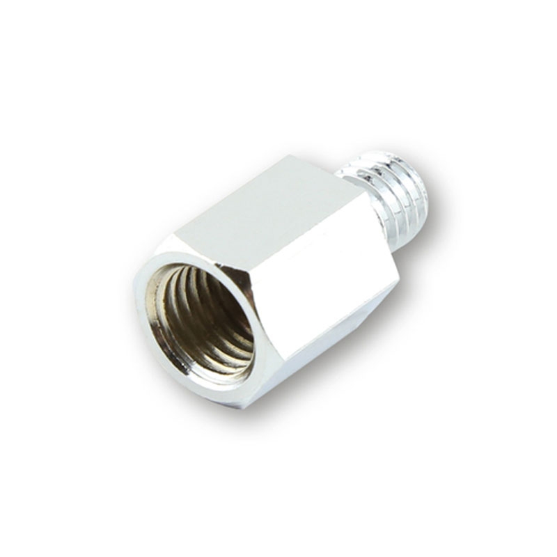 Adapter do lusterka Highsider Smart z gwintu prawego M10 na gwint prawy M8 chrom