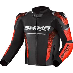 Kurtka motocyklowa Shima STR 2.0 fluo czerwona