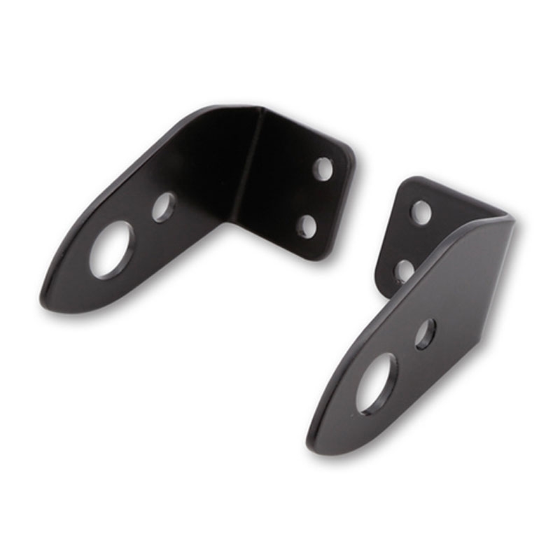 Oryginalny uchwyt kierunkowskazu Highsider Pro do tablicy rejestracyjnej motocykla Honda, czarny