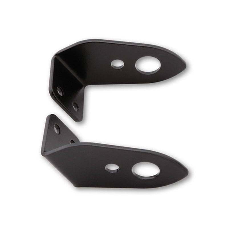 Oryginalny uchwyt kierunkowskazu Highsider Pro do tablicy rejestracyjnej motocykla Honda, czarny