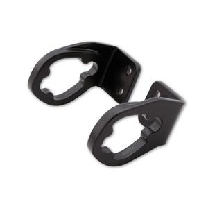 Oryginalny uchwyt kierunkowskazu LED Highsider Pro do tablicy rejestracyjnej motocykla Ducati, czarny