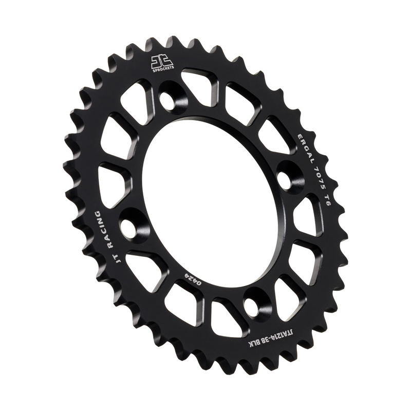 Rear ALU sprocket JT 38T, 420 Black