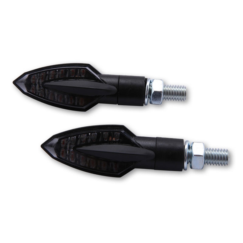 Kierunkowskazy motocyklowe Highsider Smart Vinci LED czarne