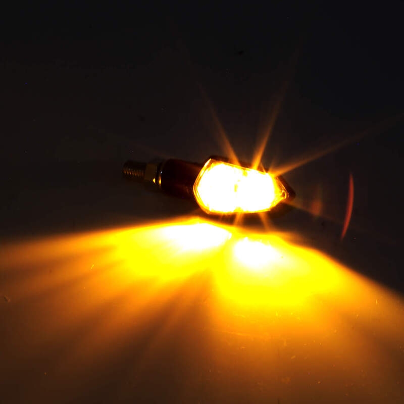 Kierunkowskazy motocyklowe Highsider Smart Nova LED czarne