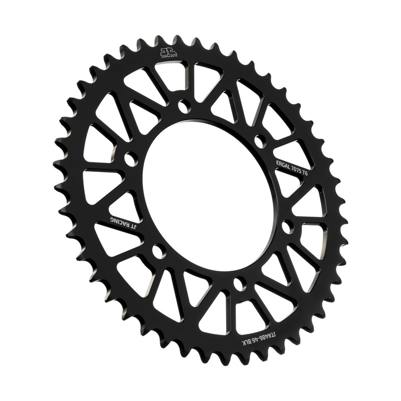 Rear ALU sprocket JT 47T, 520 Black