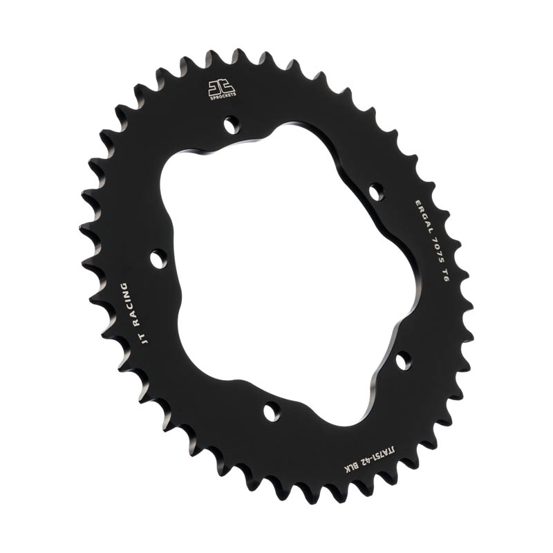 Rear ALU sprocket JT 43T, 520 Black