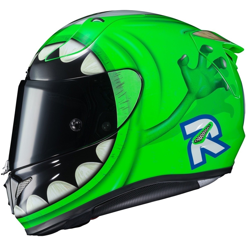 Integralny kask motocyklowy HJC RPHA 11 Mike Wazowski Disney MC4 wyprzedaż