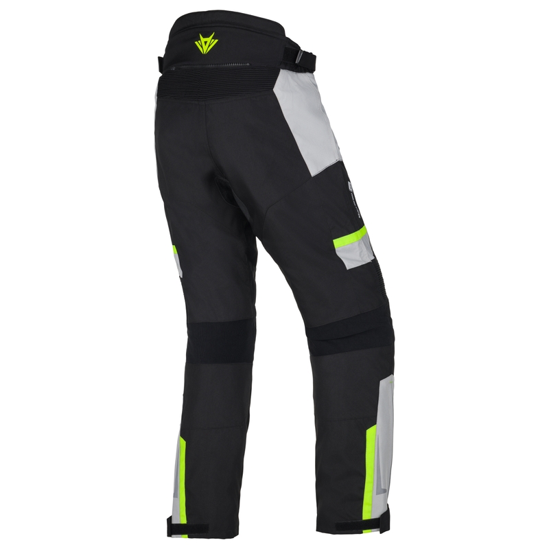 Spodenki motocyklowe RSA EXO 2 czarno-szaro-fluo-żółte