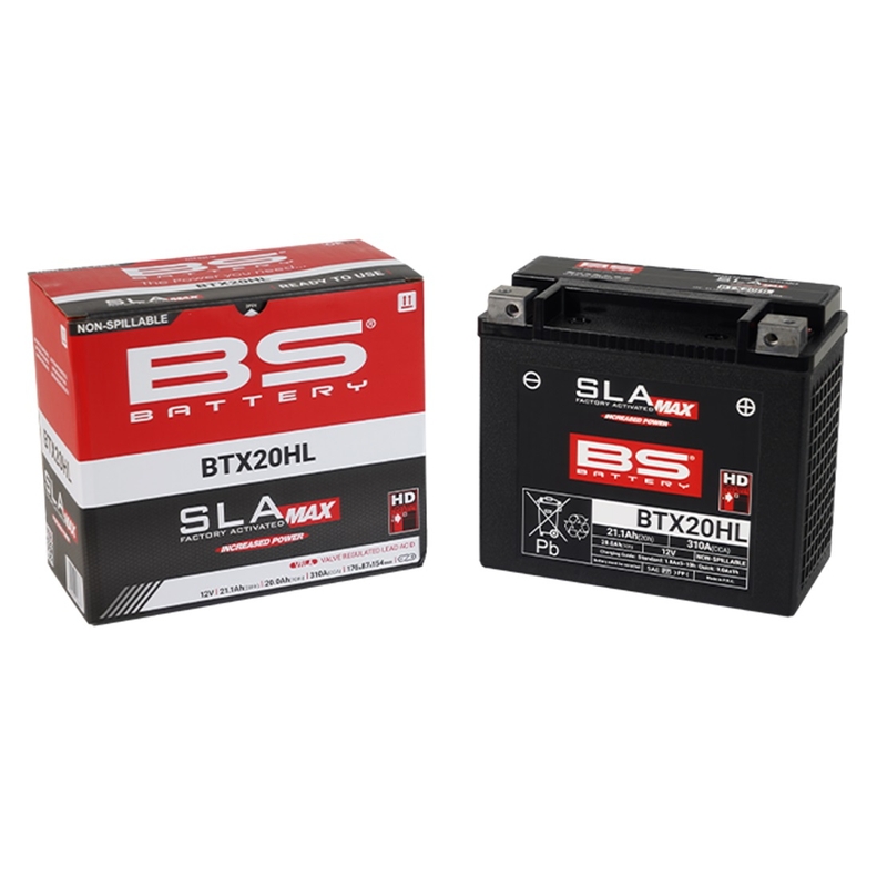 Factory activated battery BS-BATTERY SLA MAX