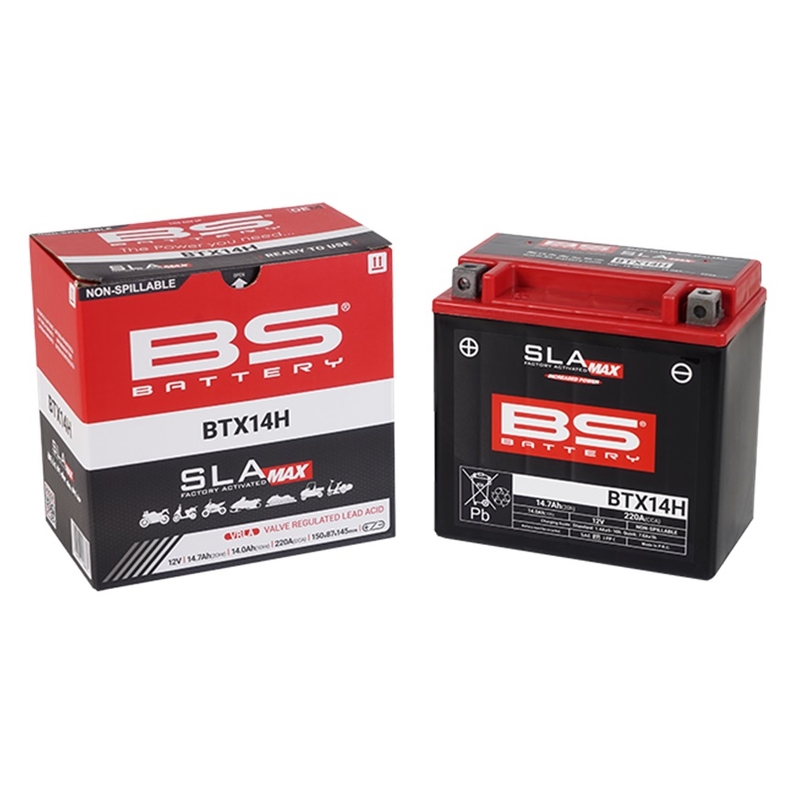 Factory activated battery BS-BATTERY SLA MAX