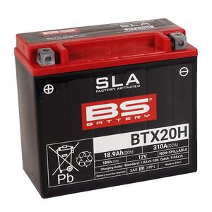 Factory activated battery BS-BATTERY BTX20 (FA) (YTX20 (FA))