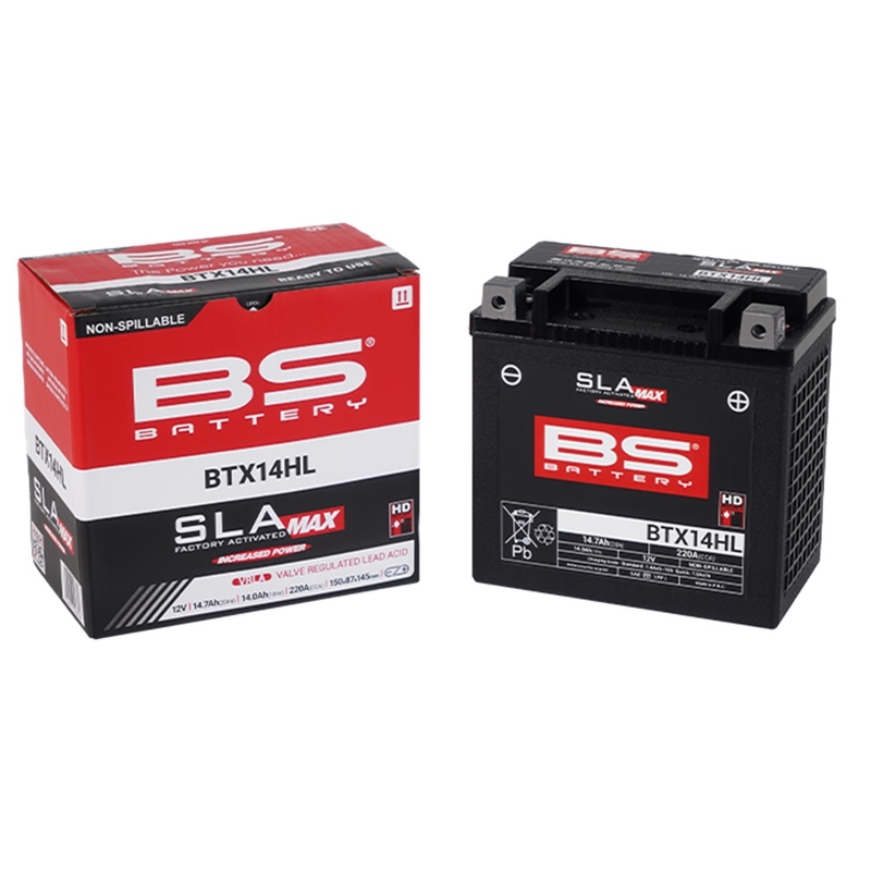 Factory activated battery BS-BATTERY SLA MAX