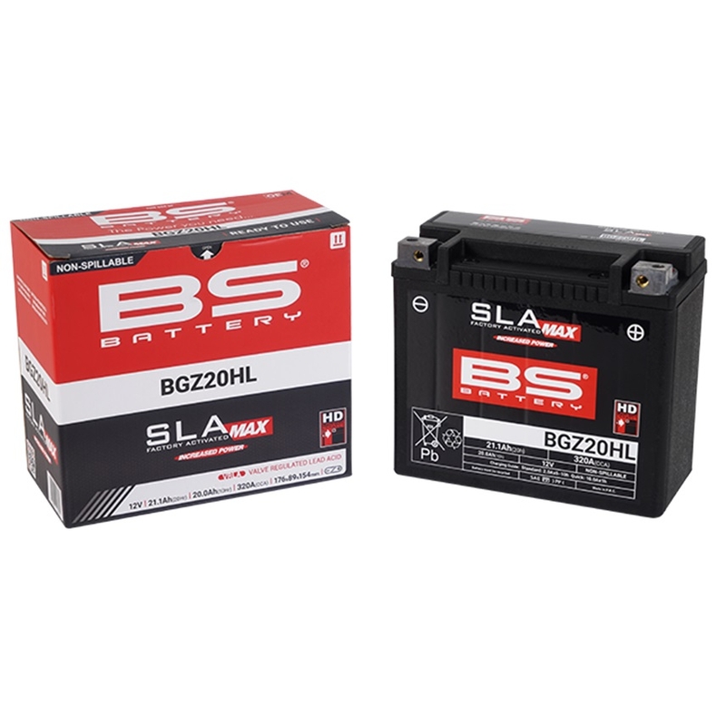 Factory activated battery BS-BATTERY SLA MAX