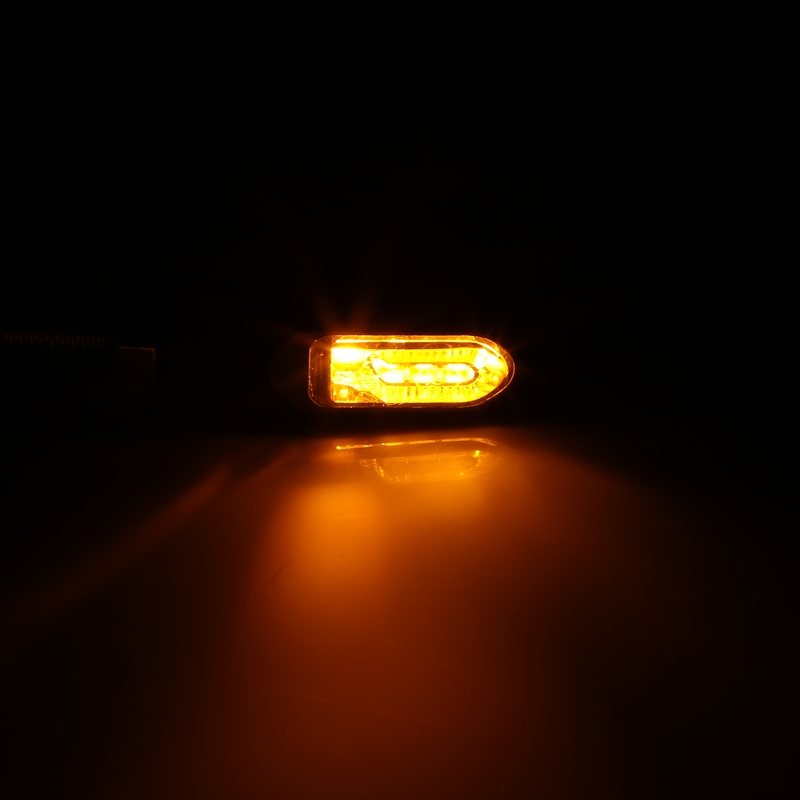 Kierunkowskazy motocyklowe Highsider Smart Namiko-TS LED czarne