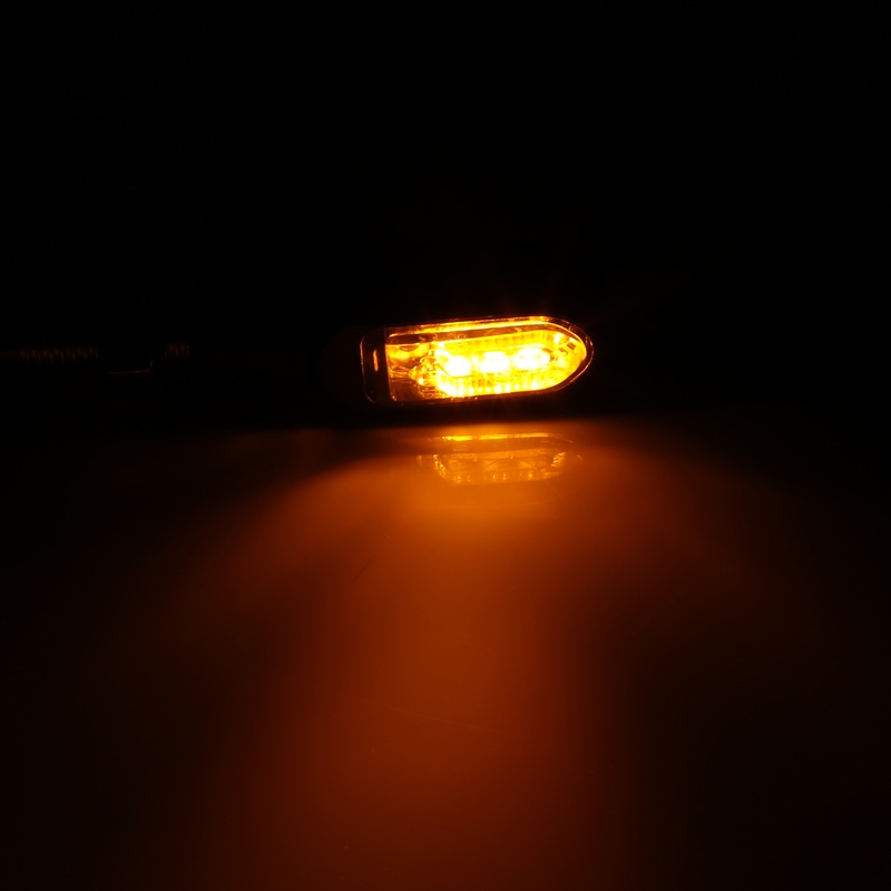 Kierunkowskazy motocyklowe Highsider Smart Namiko-TS LED 2w1 czarne
