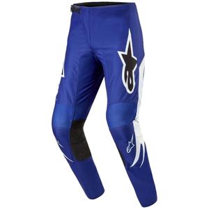 Spodnie motocrossowe Alpinestars Fluid Lucent niebiesko-biało-czarne