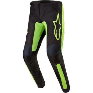 Spodnie motocrossowe Alpinestars Fluid Lurv czarno-fluo-żółte
