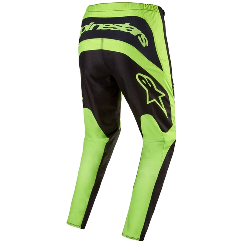 Spodnie motocrossowe Alpinestars Fluid Lurv czarno-fluo-żółte