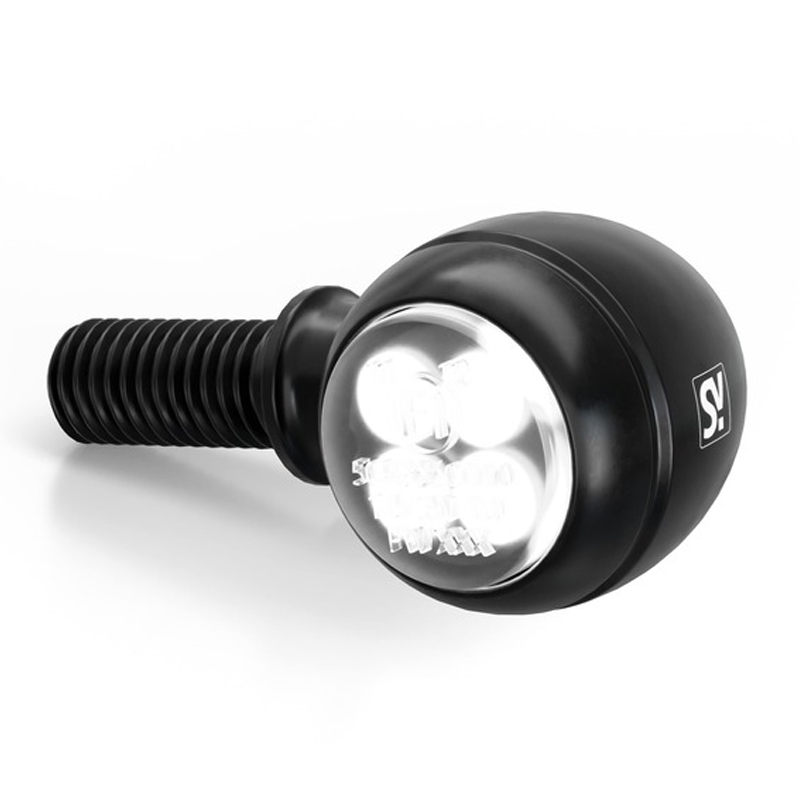 Kierunkowskazy motocyklowe Highsider Smart Circula-S LED 2w1 czarne