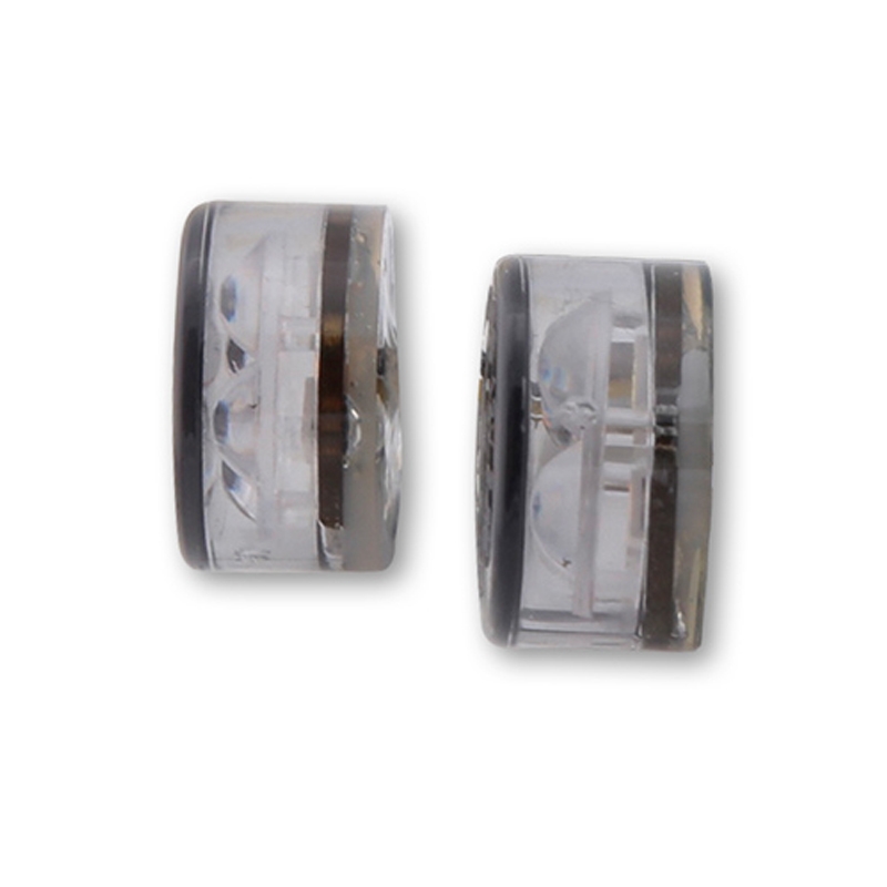 Kierunkowskazy motocyklowe Highsider Smart Module Sixteen LED 2w1 dymno-szare