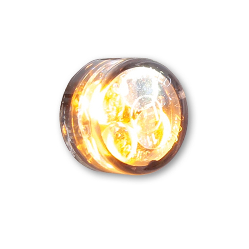 Kierunkowskazy motocyklowe Highsider Smart Module Sixteen LED 2w1 dymno-szare