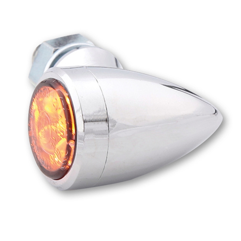 Kierunkowskazy motocyklowe Highsider Smart Sixteen Bullet LED chrom