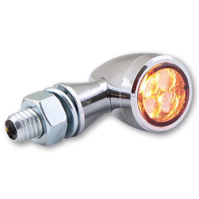 Kierunkowskazy motocyklowe Highsider Smart Sixteen Bullet LED chrom