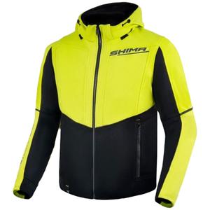 Kurtka motocyklowa Shima Daybreaker czarny-fluo żółty