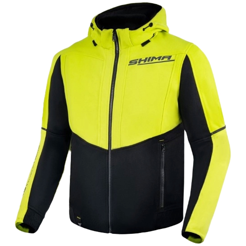 Bluza motocyklowa Shima Daybreaker czarno-fluo-żółta