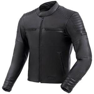 Czarna skórzana kurtka motocyklowa Rebelhorn Hunter II