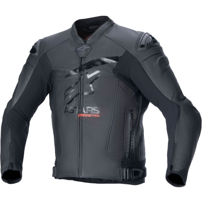 Skórzana kurtka motocyklowa Alpinestars GP plus R 4 Airflow czarno-czarna