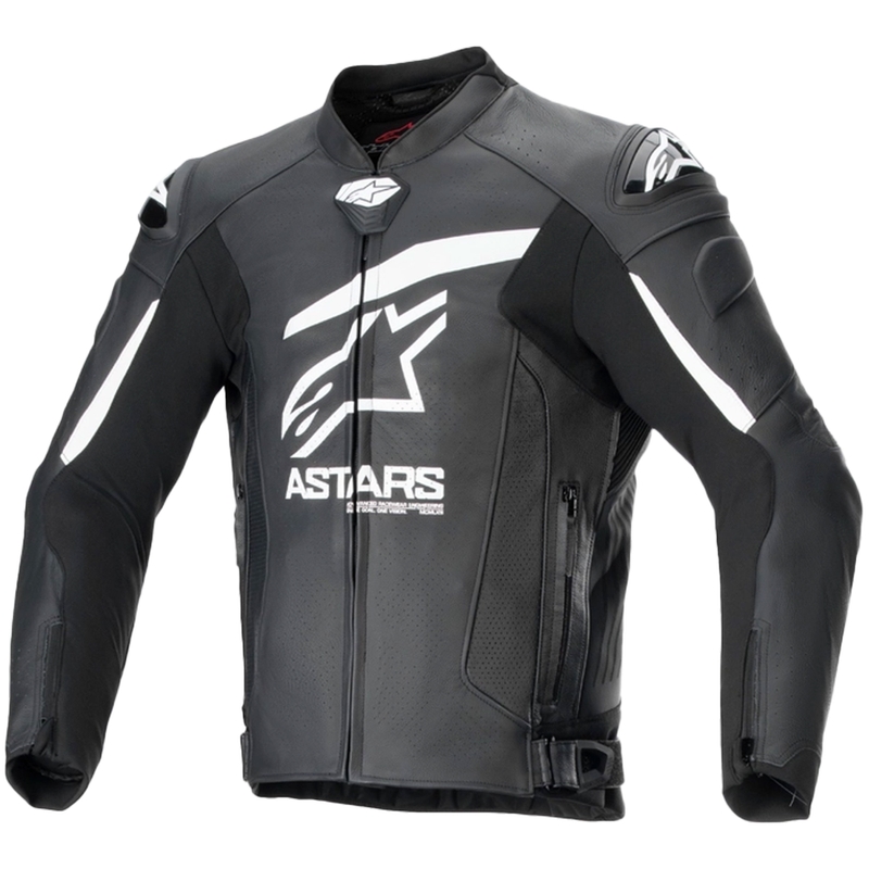 Skórzana kurtka motocyklowa Alpinestars GP plus R 4 Airflow czarno-biała
