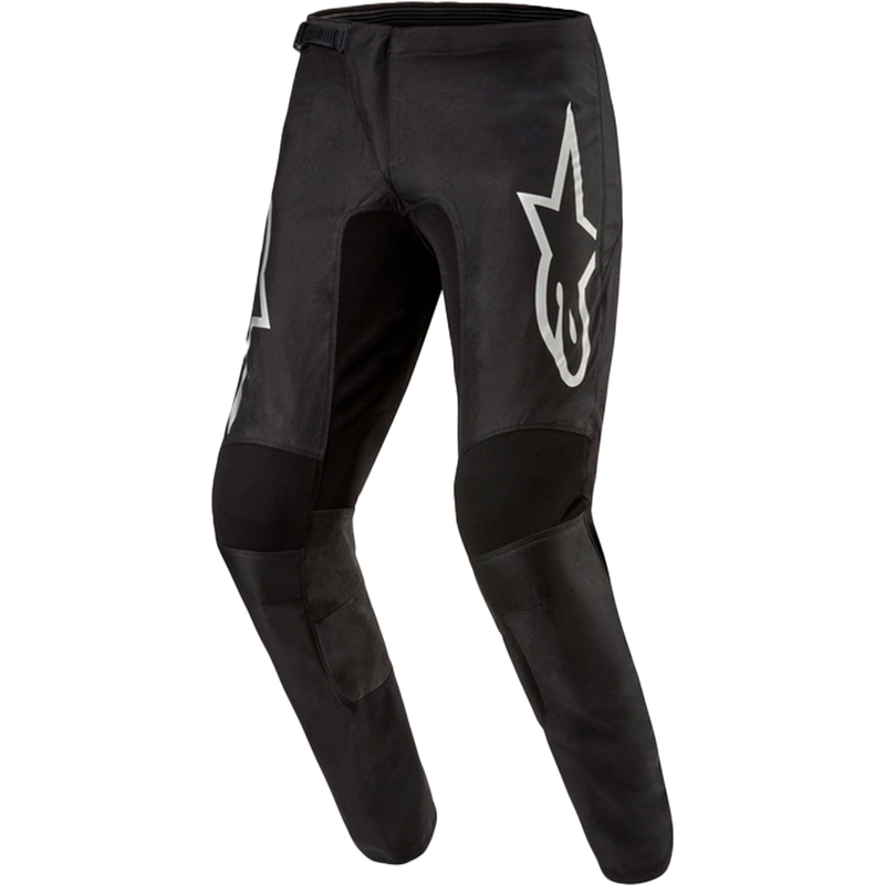 Spodnie motocrossowe Alpinestars Fluid Graphite czarno-srebrne