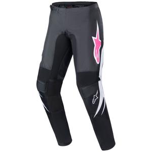 Spodnie motocrossowe damskie Alpinestars Stella Fluid czarno-białe