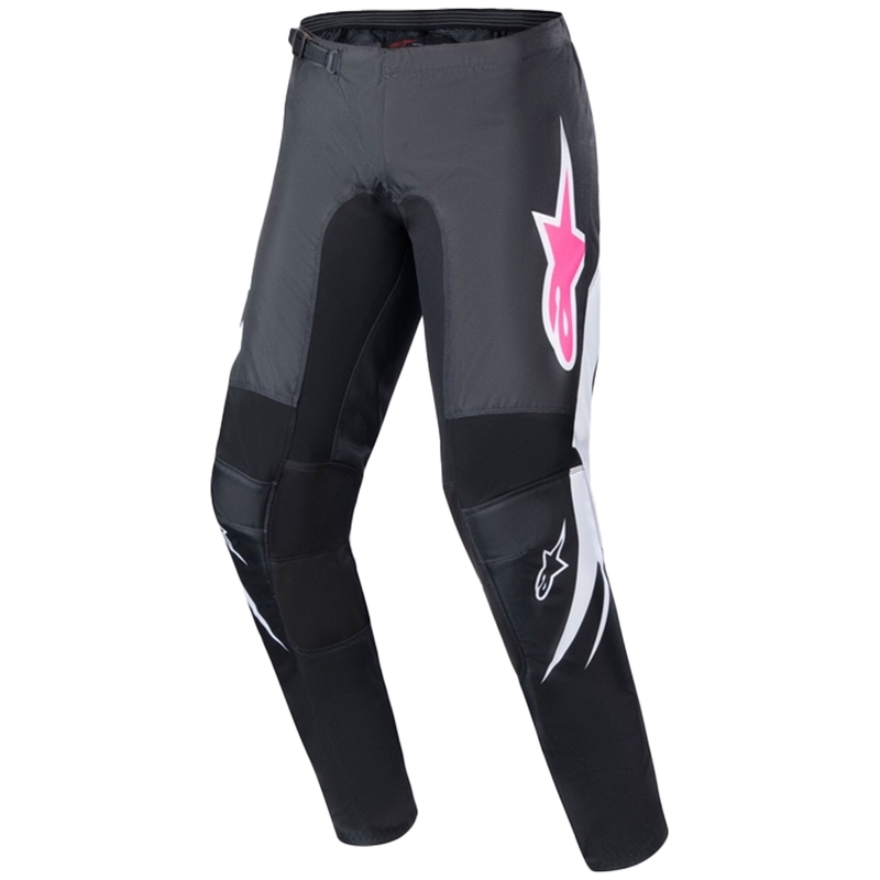 Spodnie motocrossowe damskie Alpinestars Stella Fluid czarno-białe
