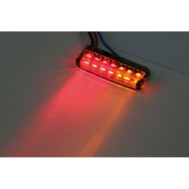 Kierunkowskazy motocyklowe Highsider Smart Shorty LED 3w1 czarne